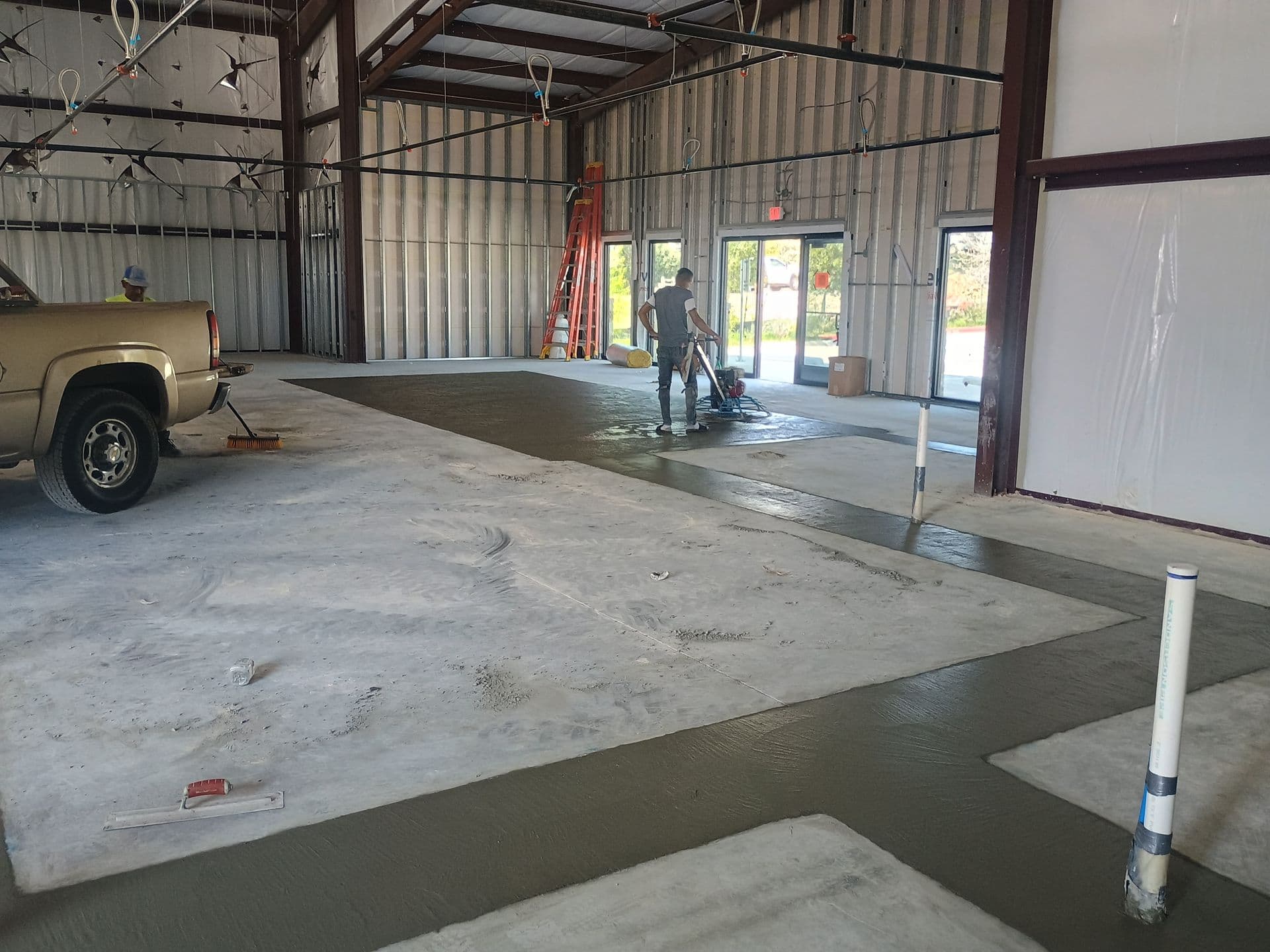 Polished concrete project